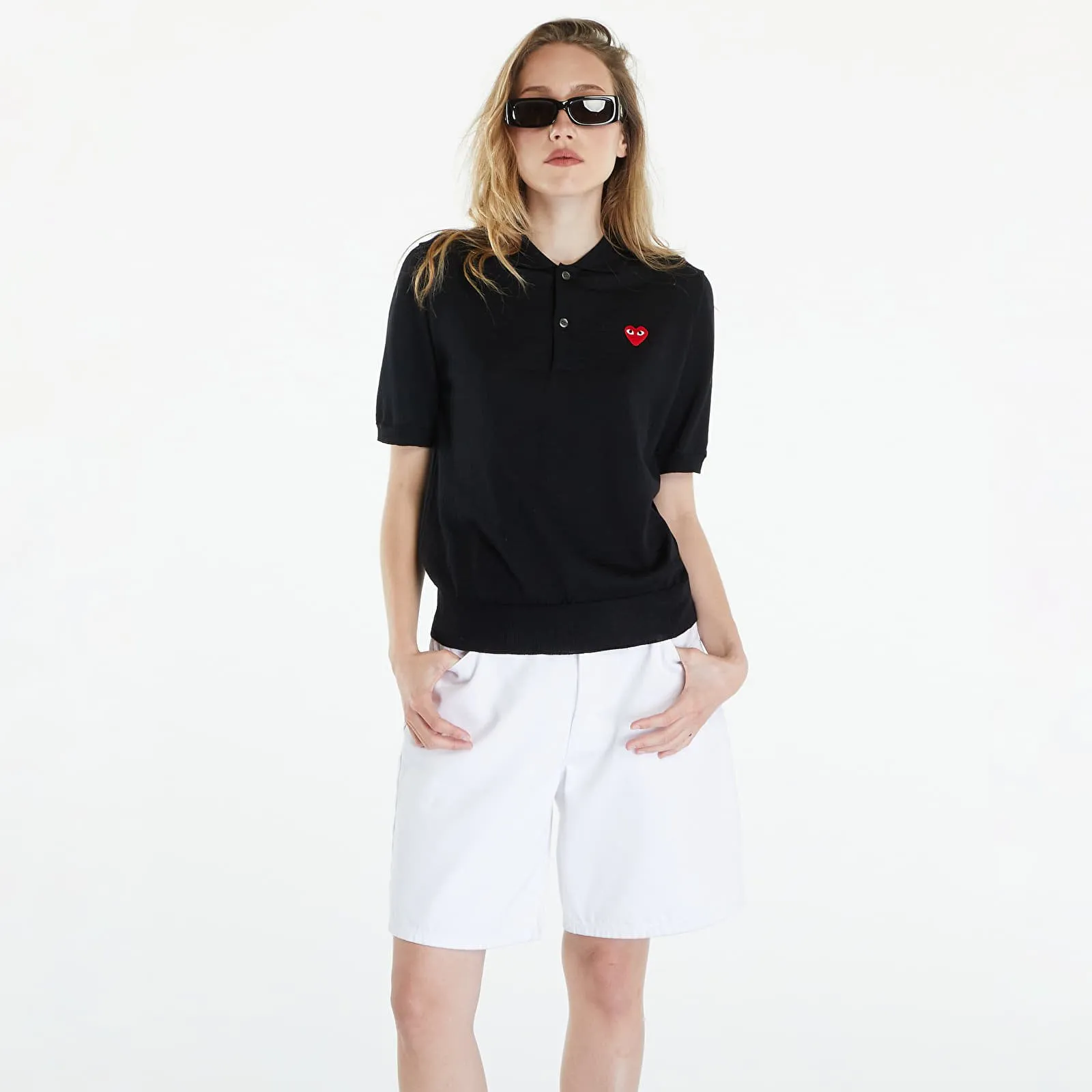 Camiseta Comme des Garçons PLAY Red Emblem Sweater UNISEX