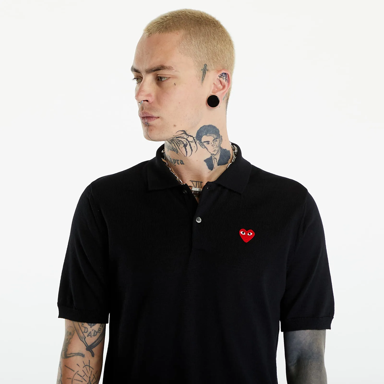 Camiseta Comme des Garçons PLAY Red Emblem Sweater UNISEX