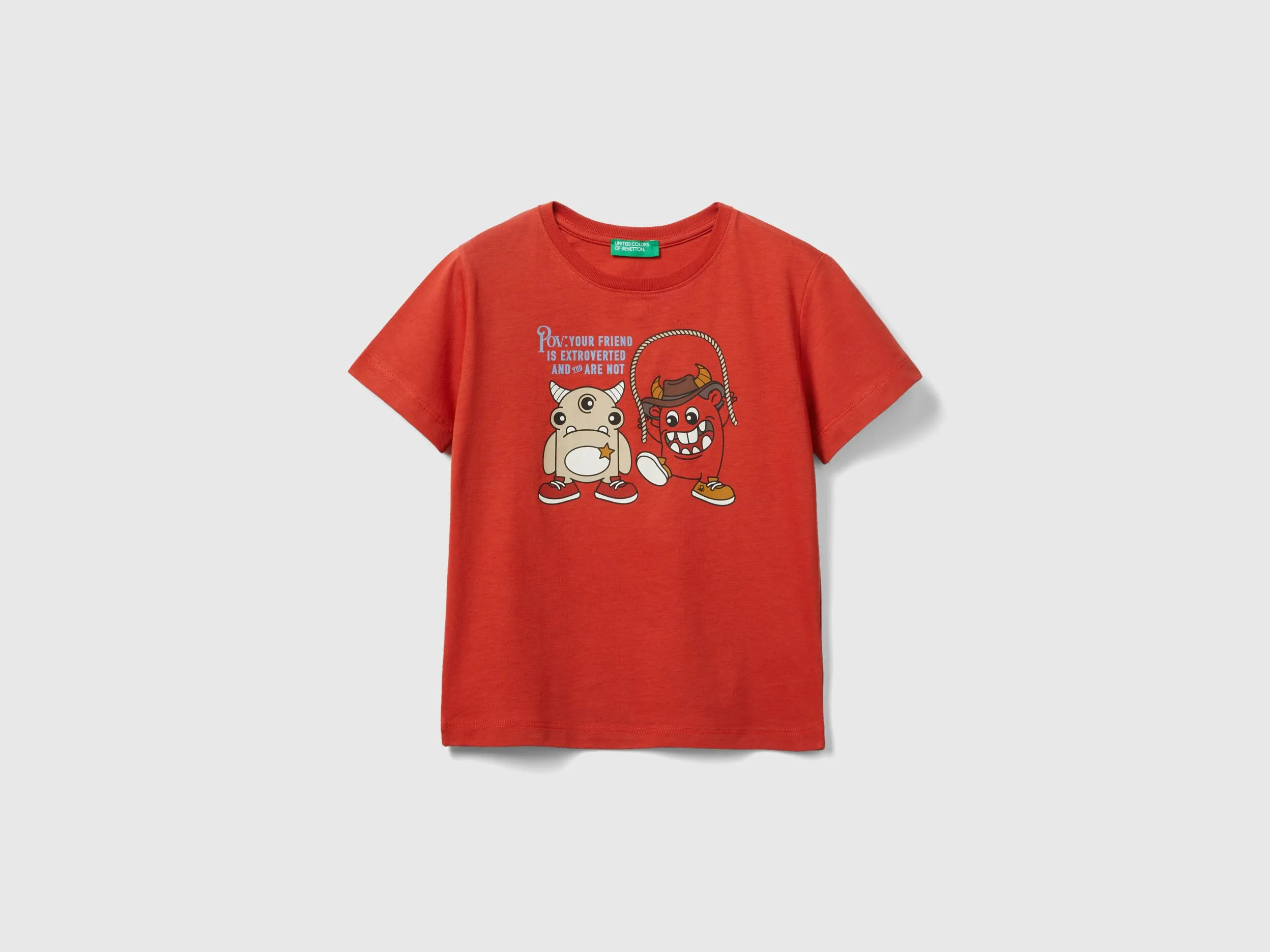 Camiseta con estampado de animalitos