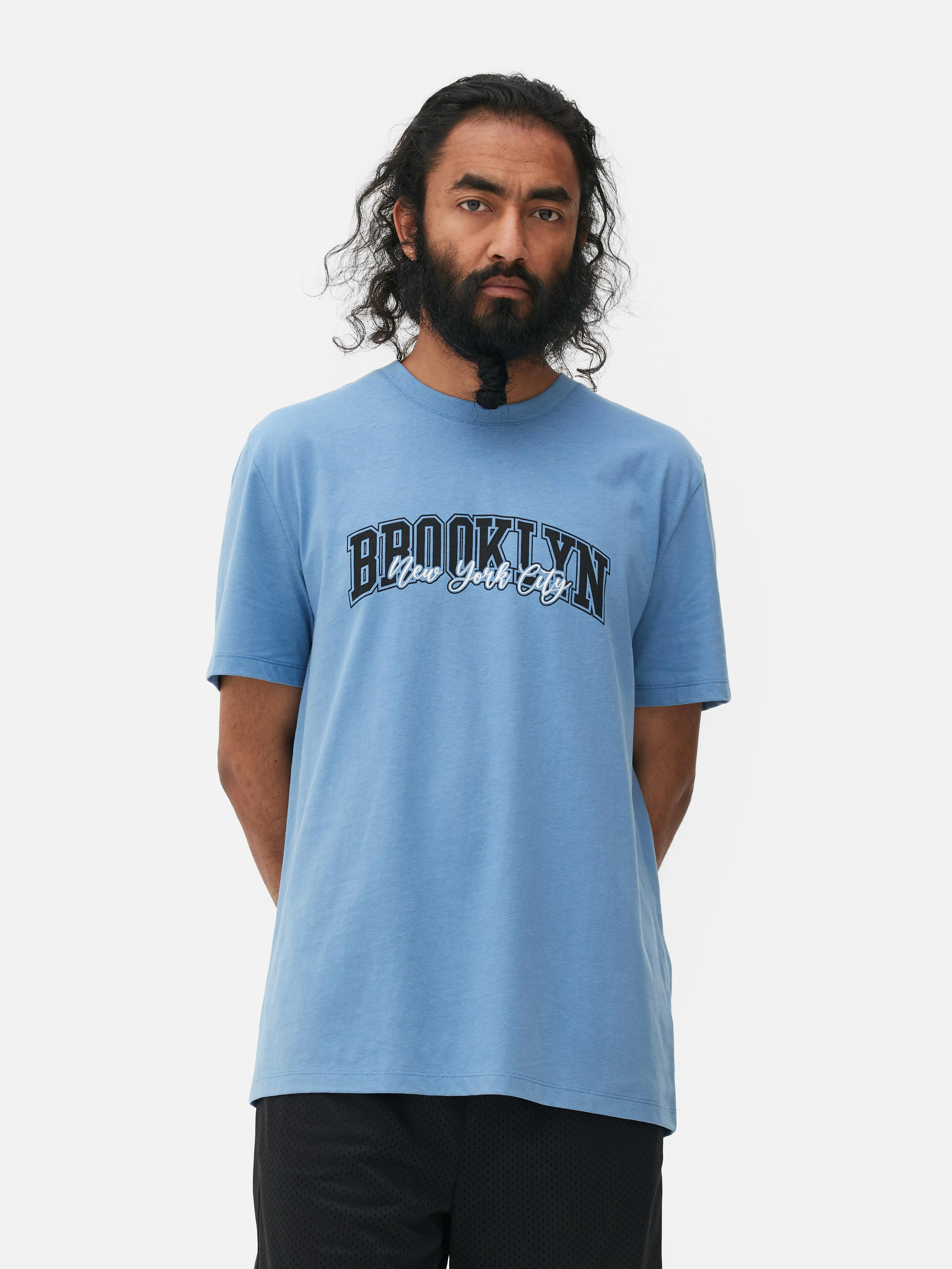Camiseta con estampado gráfico de «Brooklyn»