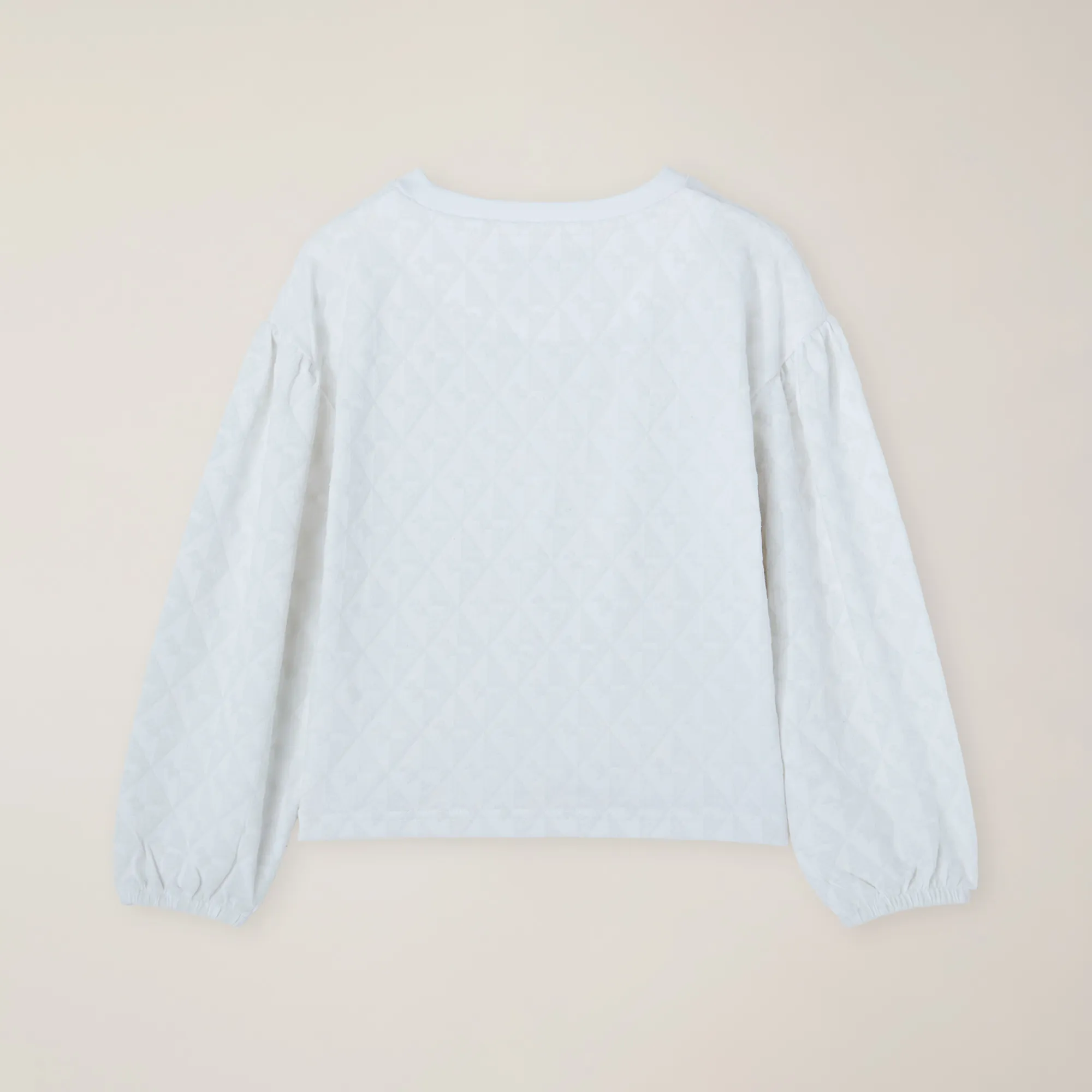Camiseta de algodón orgánico con estampado integral de efecto terciopelo