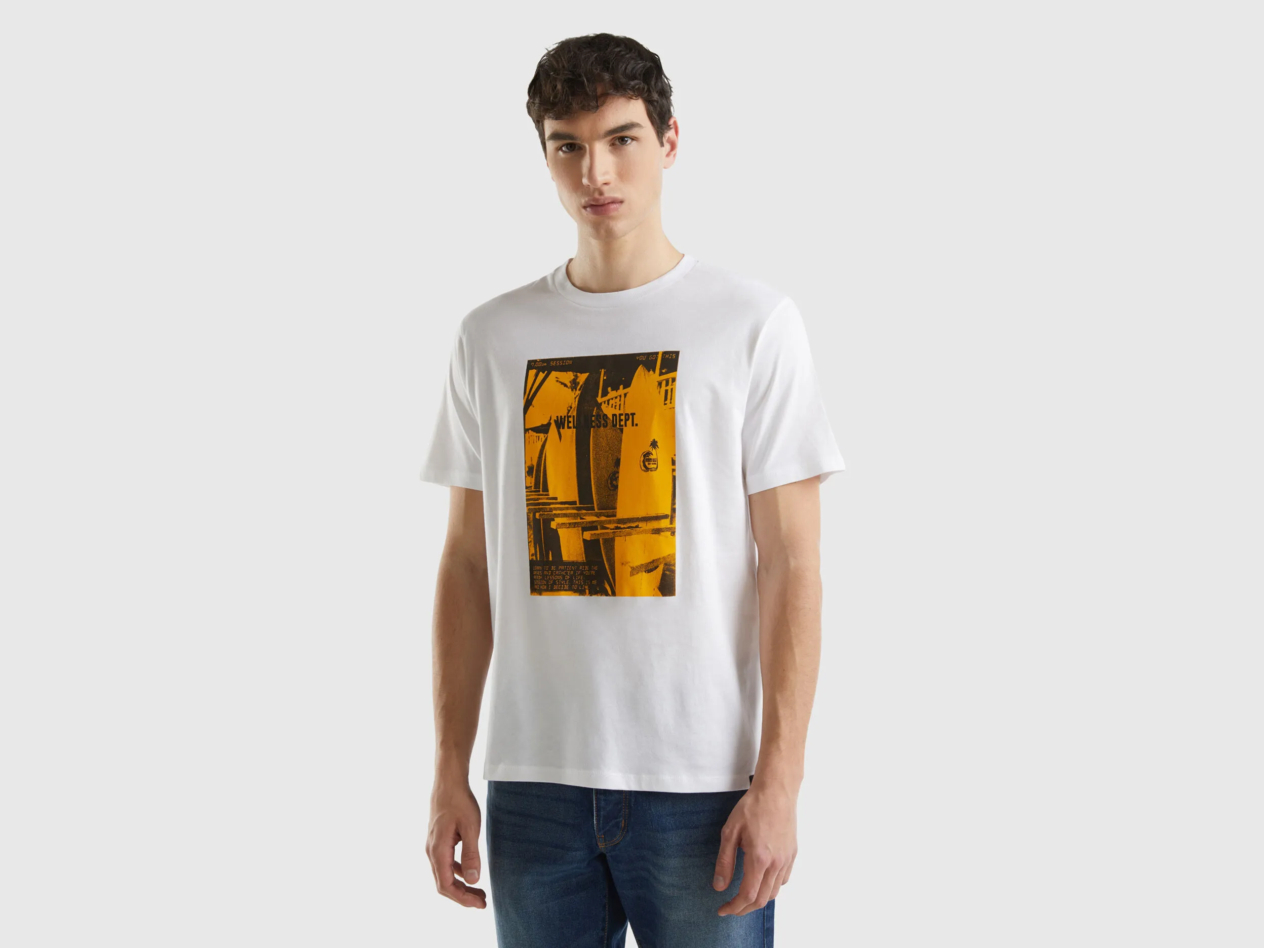 Camiseta de algodón orgánico con estampado