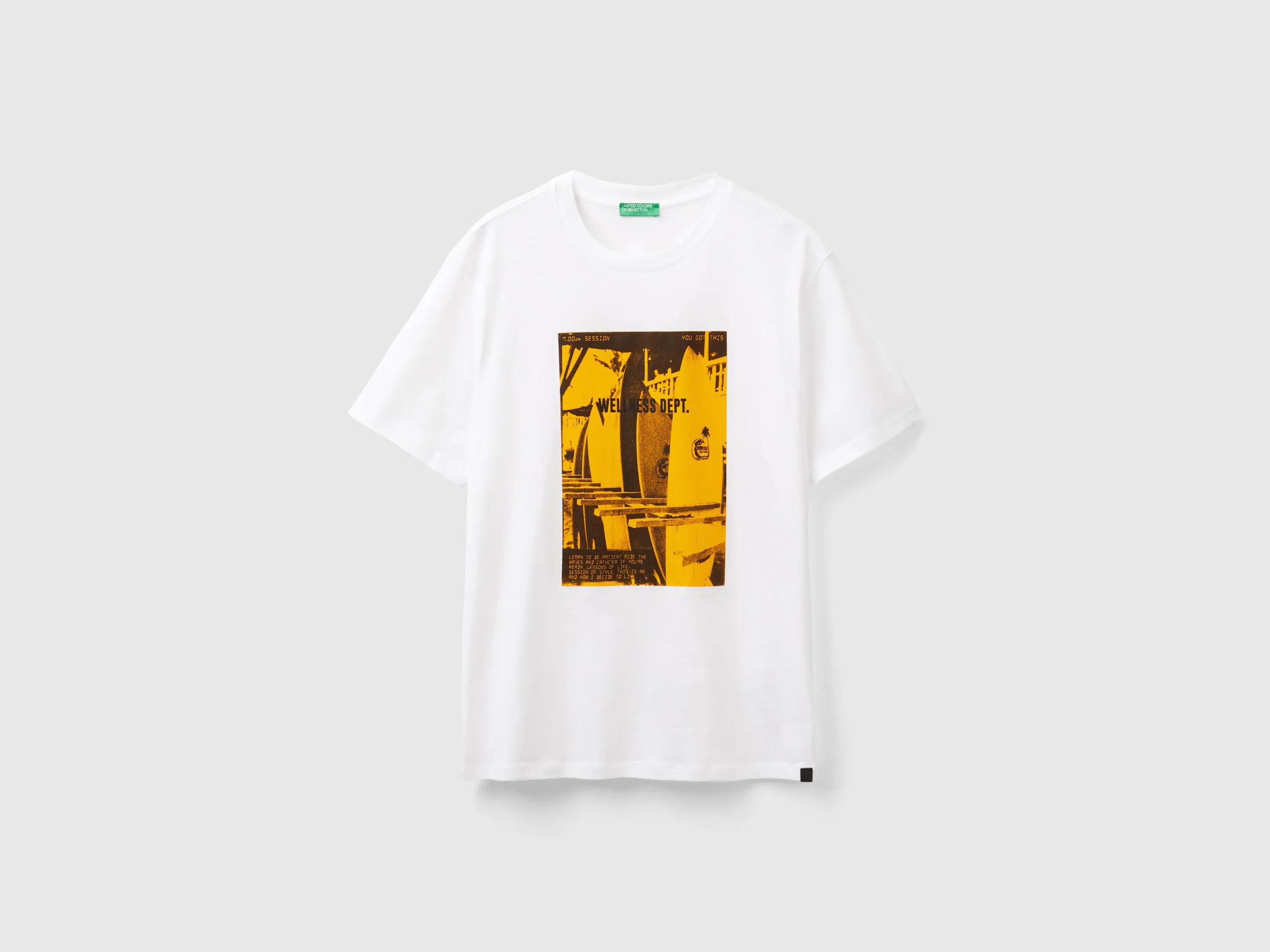 Camiseta de algodón orgánico con estampado