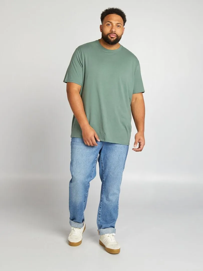CAMISETA DE ALGODóN PURO  VERDE