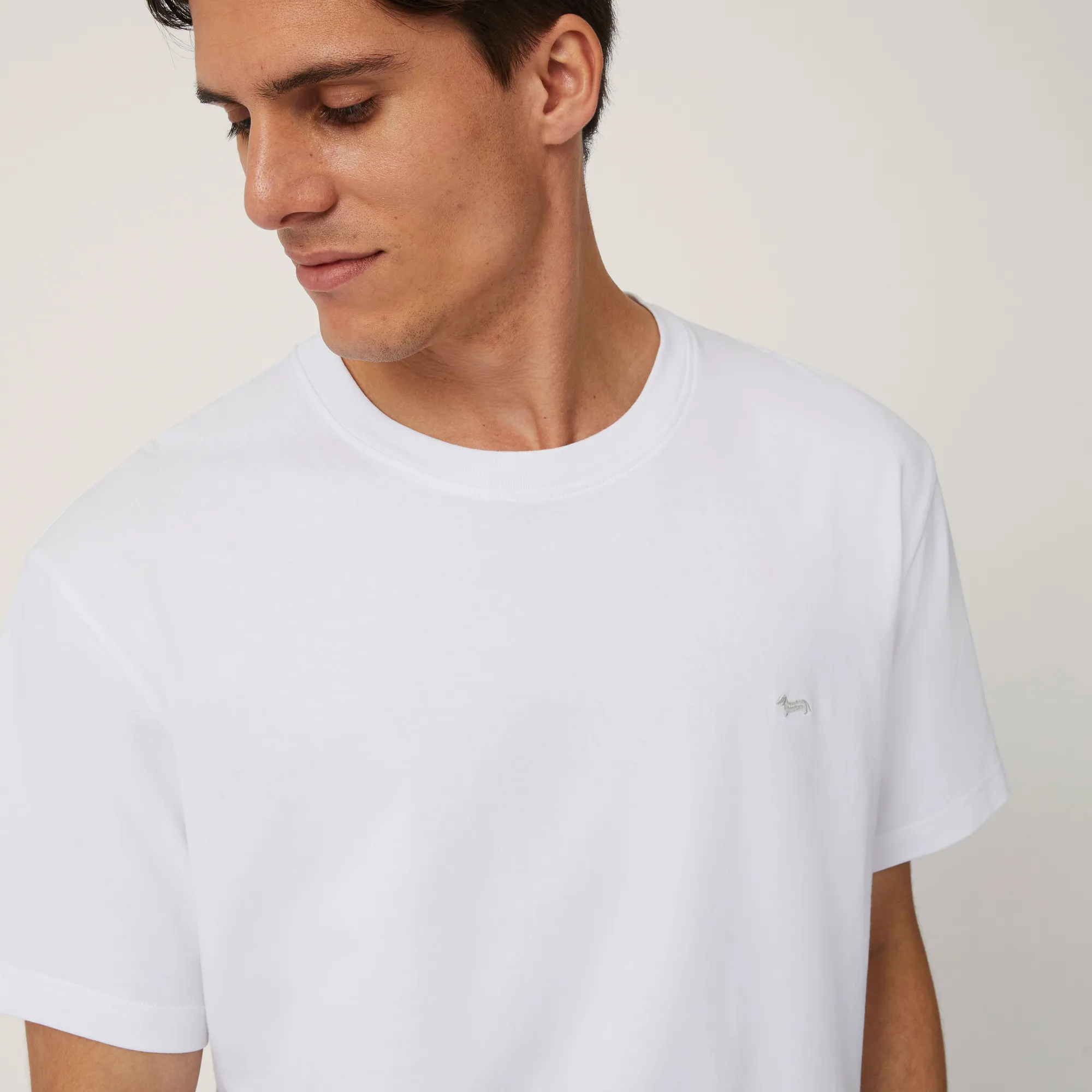 Camiseta de corte amplio con logotipo