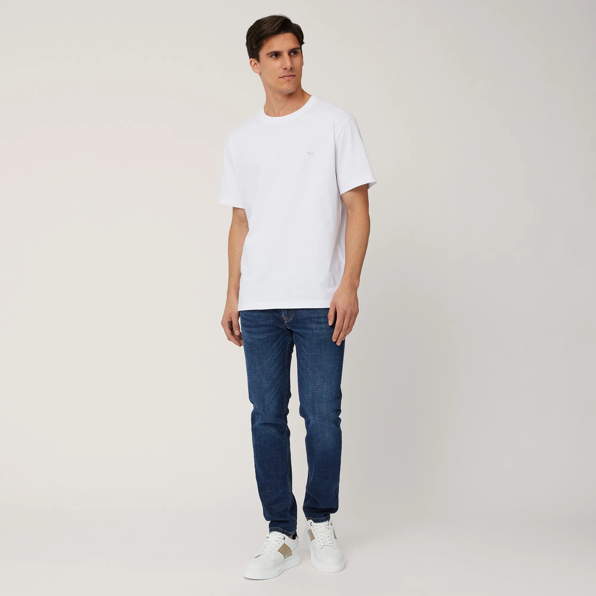 Camiseta de corte amplio con logotipo
