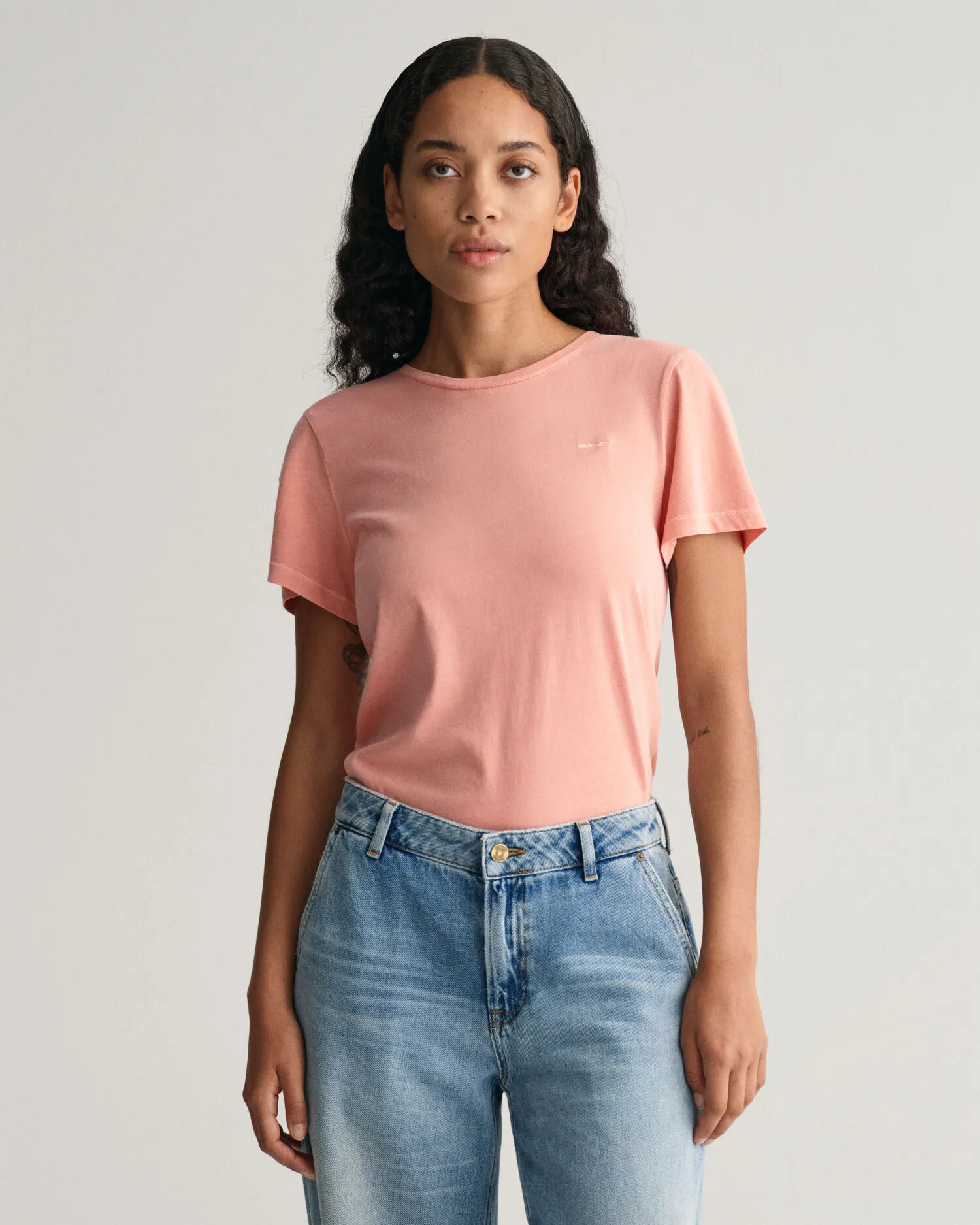 Camiseta de cuello redondo Sunfaded