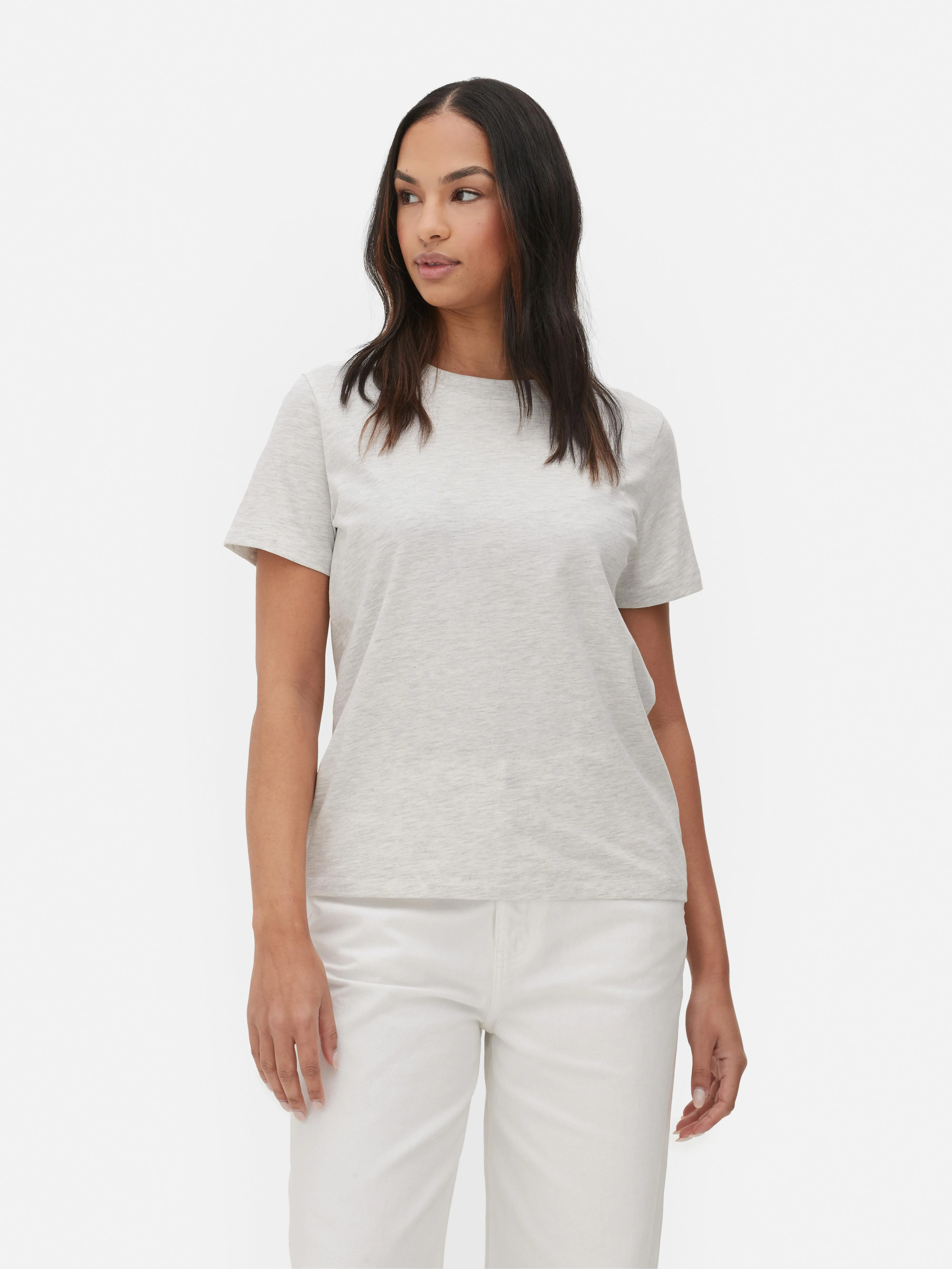Camiseta de cuello redondo