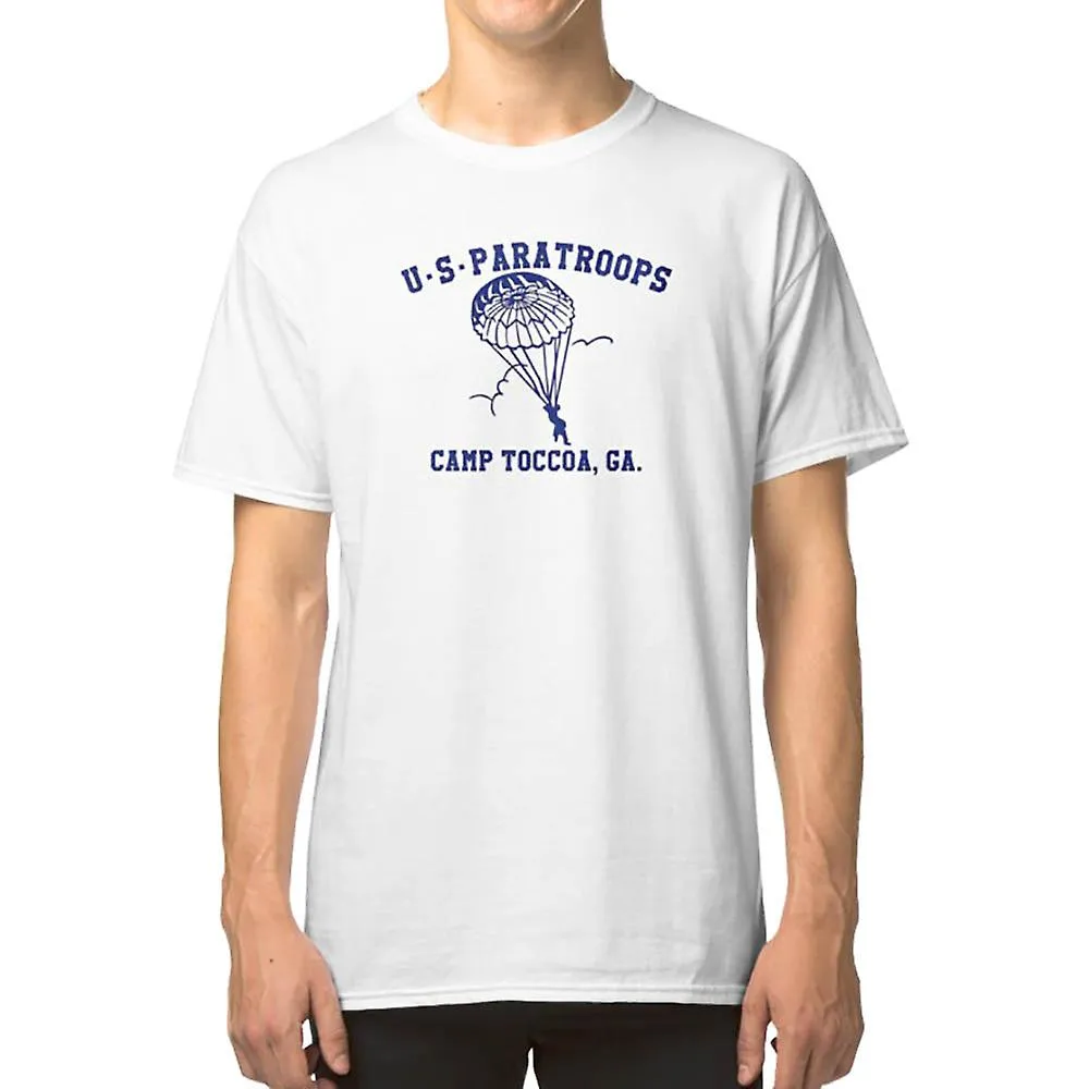 Camiseta de la Segunda Guerra Mundial de US Paratrooper Camp Toccoa