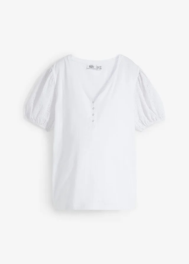 Camiseta de lactancia Blanco