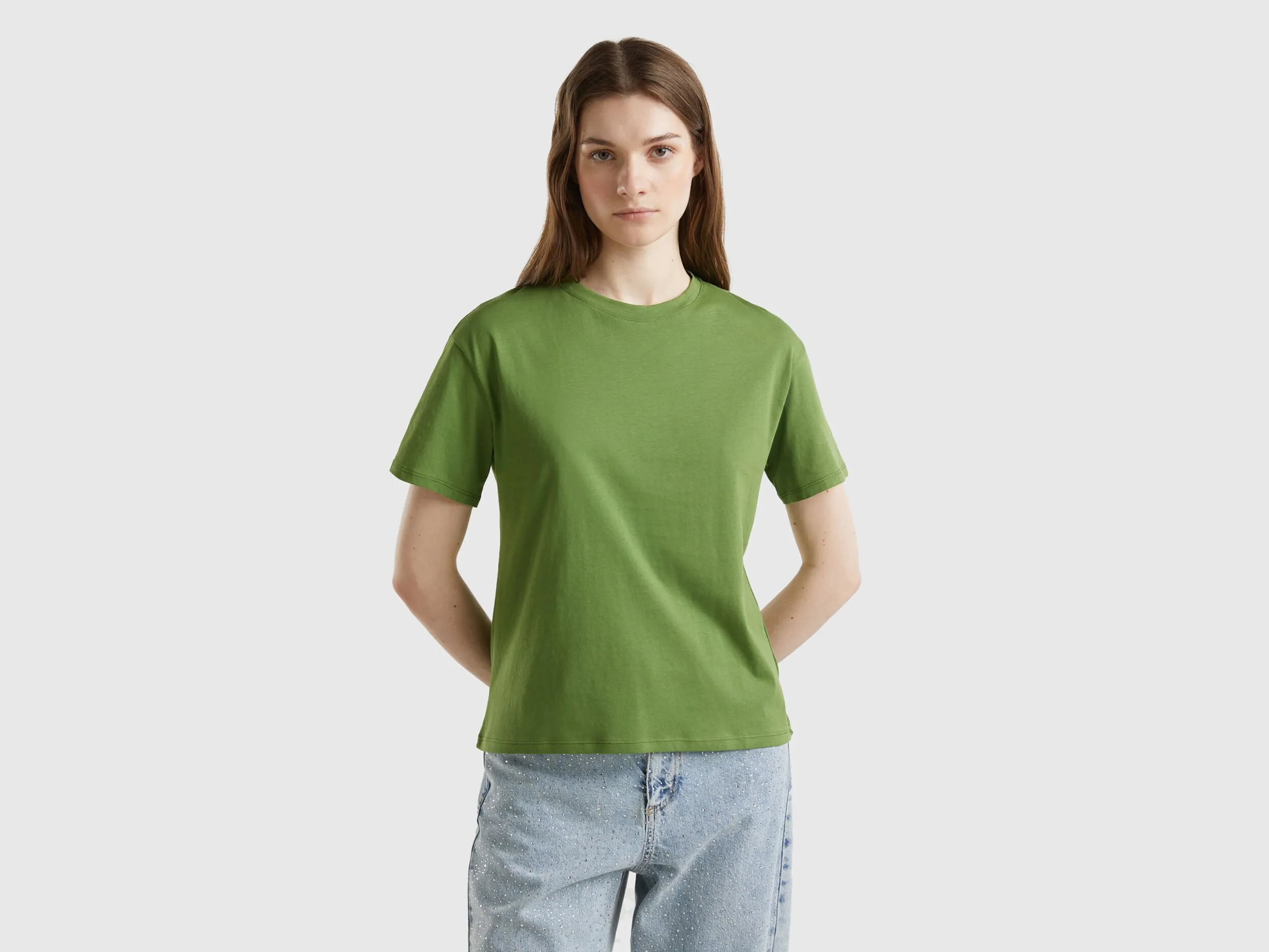 Camiseta de manga corta de 100 % algodón