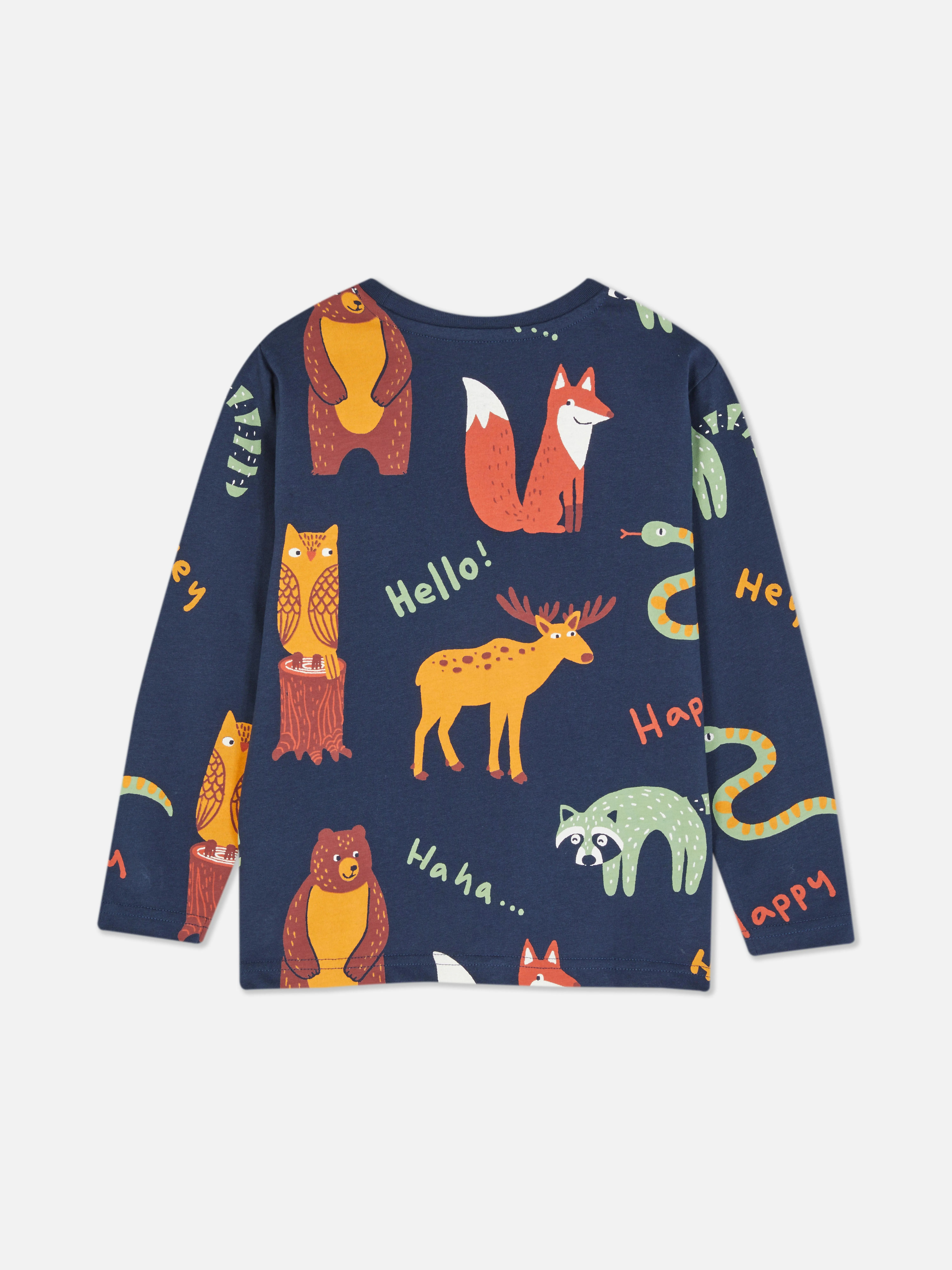 Camiseta de manga larga con estampado