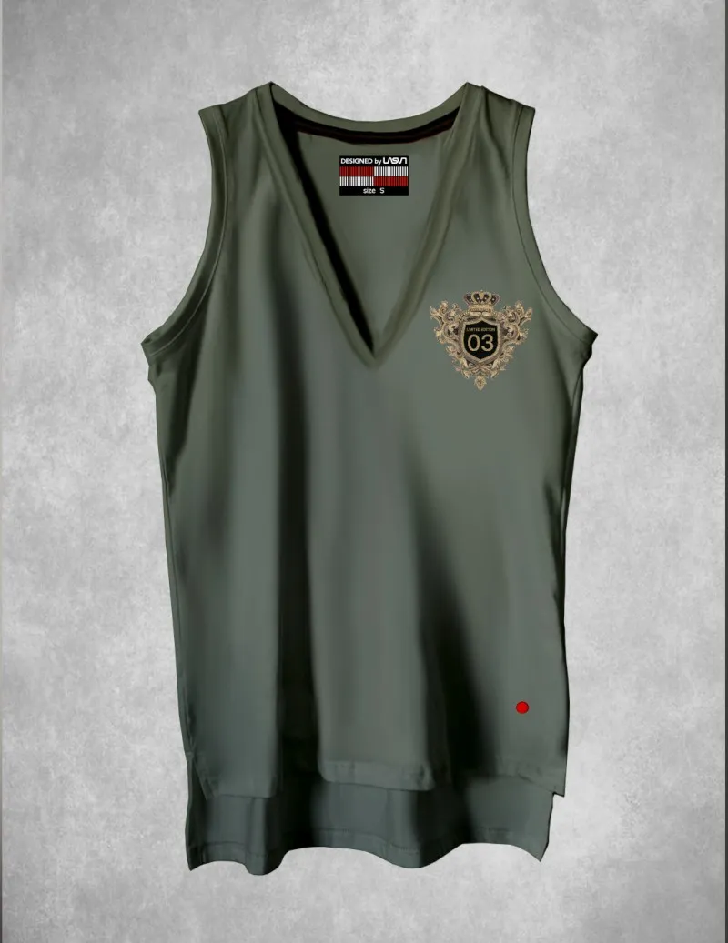 Camiseta de mujer AIR kaki