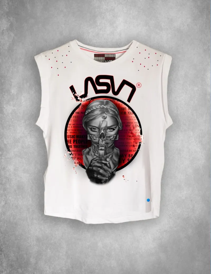 Camiseta de mujer FAITH blanca
