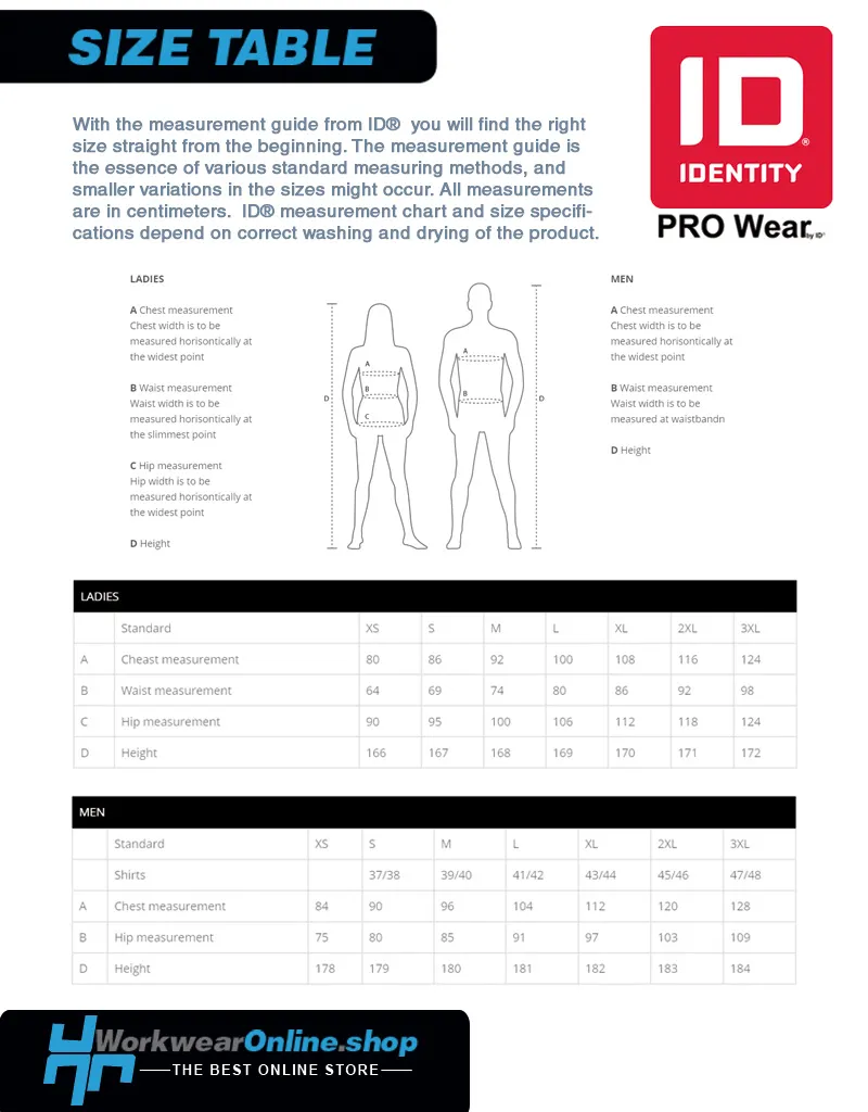 Camiseta de mujer ID Identity 0317 Pro Wear