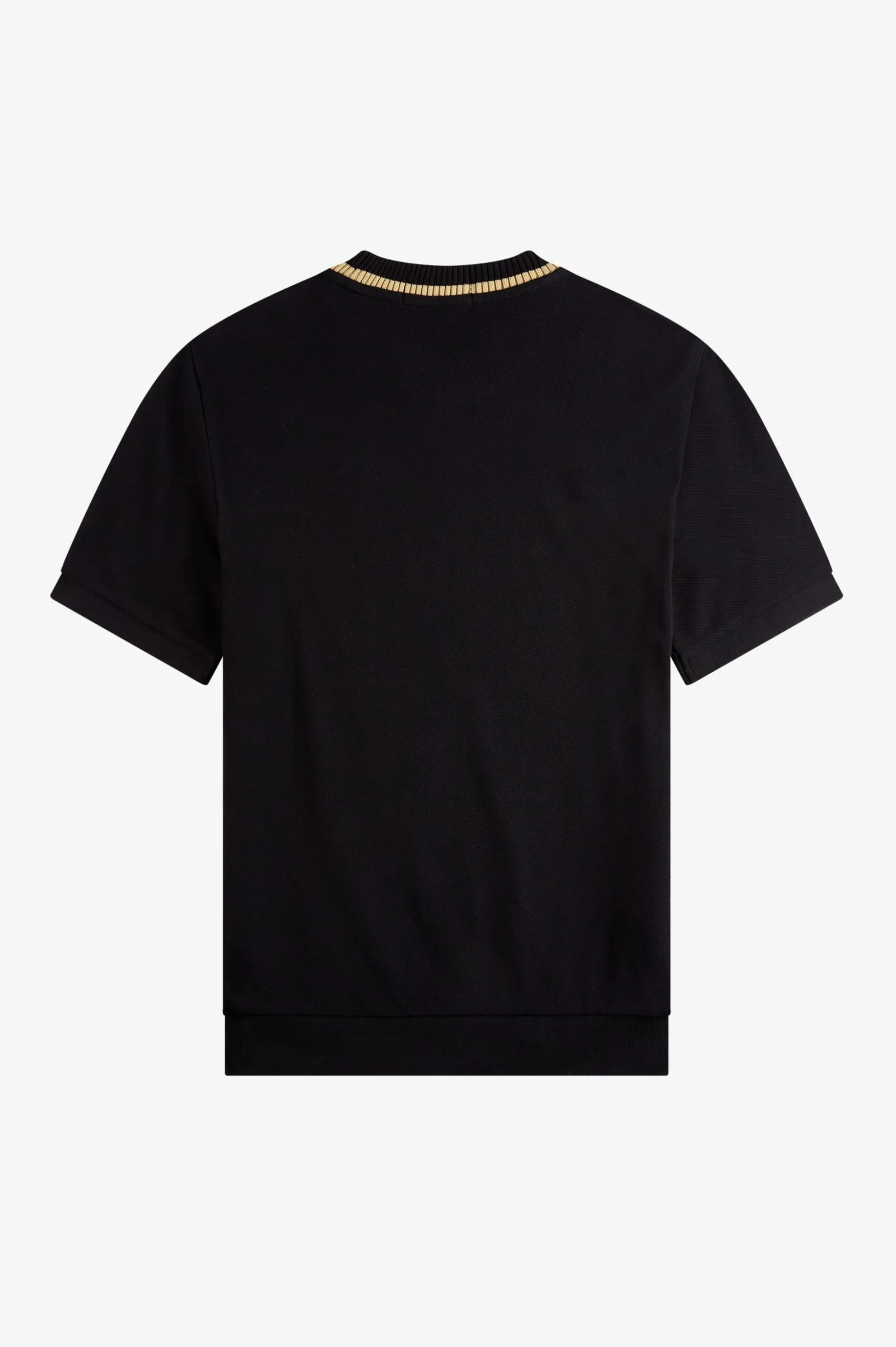 Camiseta de piqué con cuello redondo