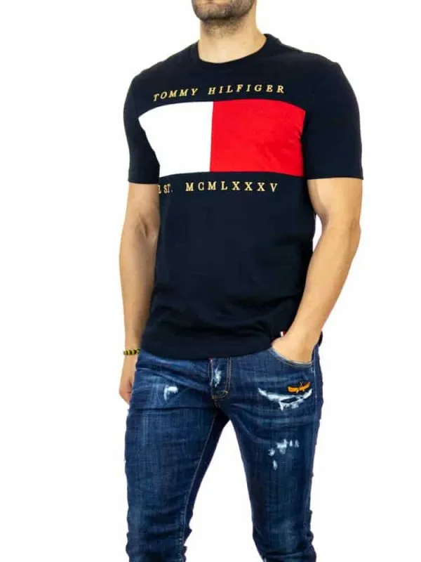 CAMISETA DE TOMMY HILFIGER MW0MW12517 NEGRO