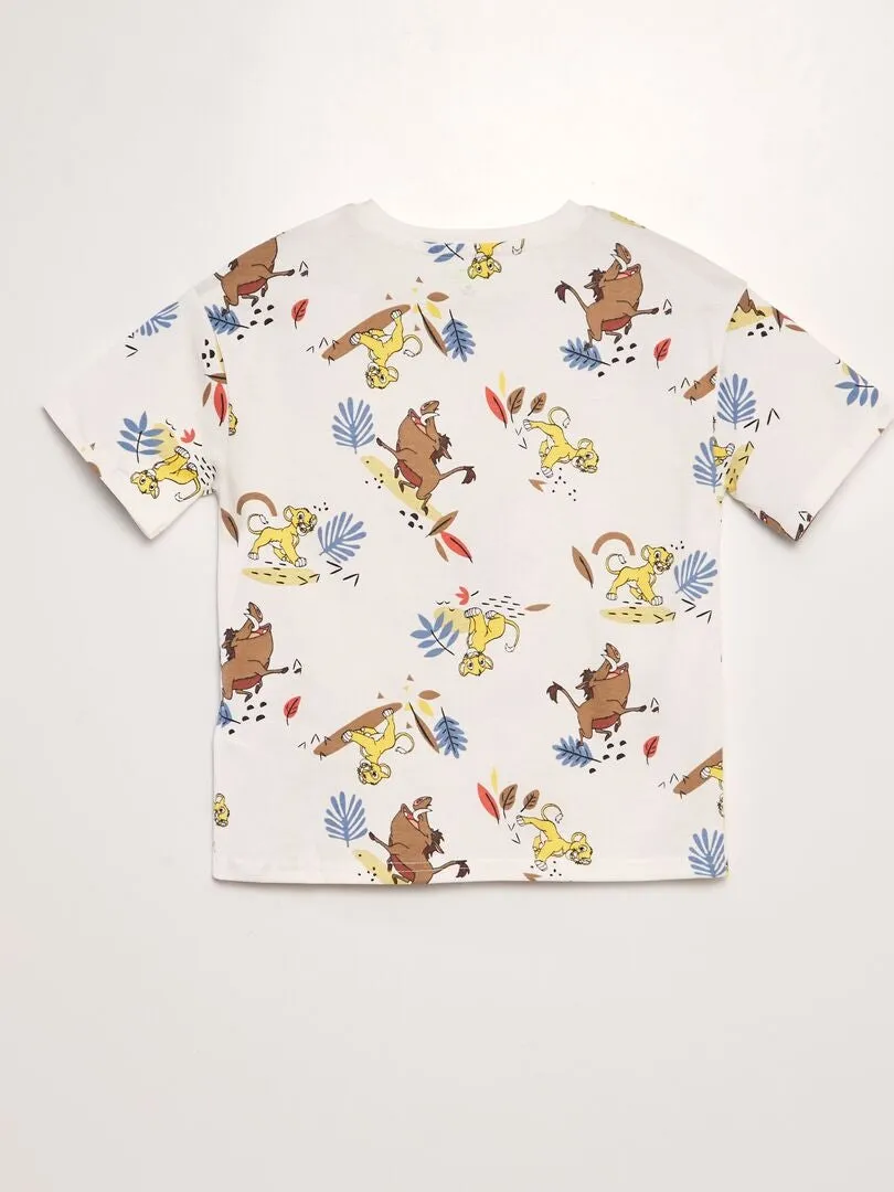 CAMISETA ESTAMPADA 'DISNEY'  BEIGE