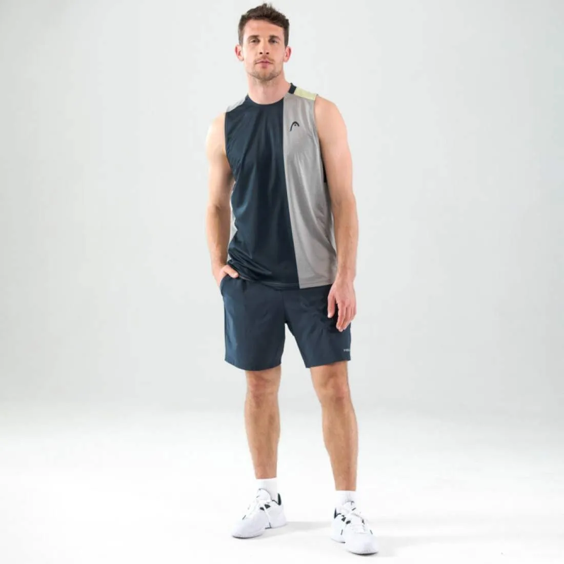 Camiseta Head Top Gris Verde Pastel | Head