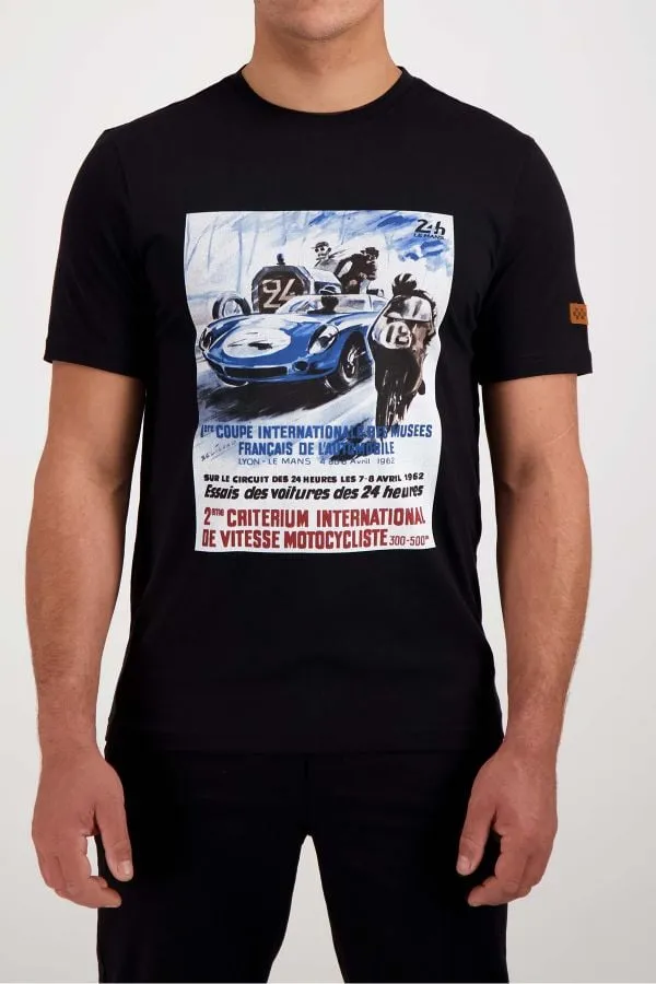 CAMISETA HOMBRE 24H LE MANS TSM62005 NOIR