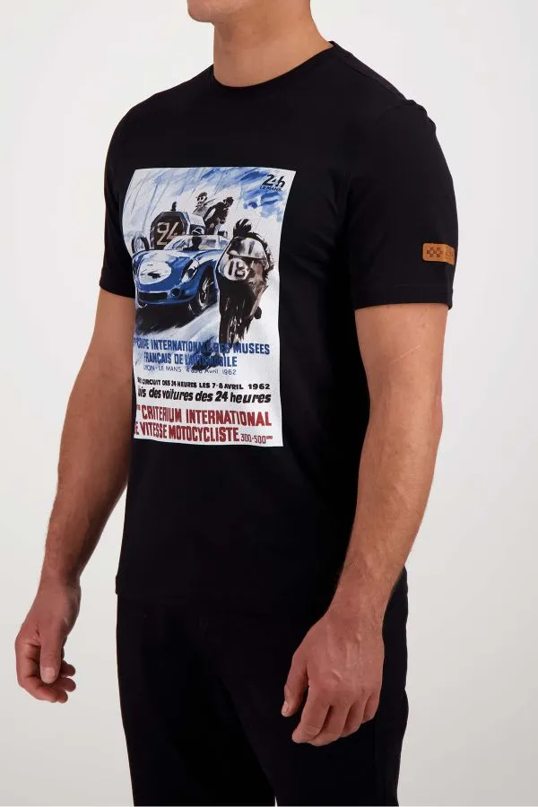 CAMISETA HOMBRE 24H LE MANS TSM62005 NOIR