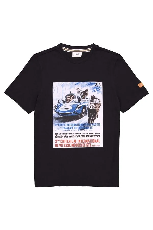 CAMISETA HOMBRE 24H LE MANS TSM62005 NOIR