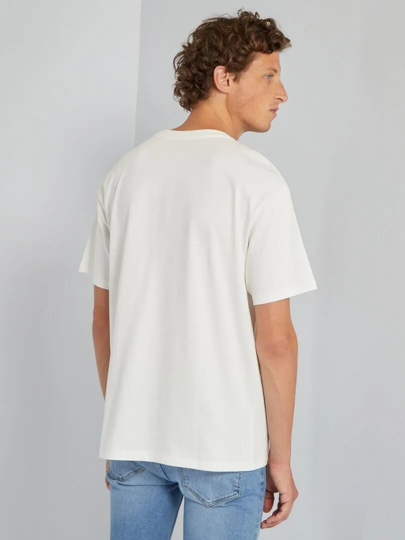 CAMISETA LISA DE PUNTO  TOUGH COTTON¿  BLANCO