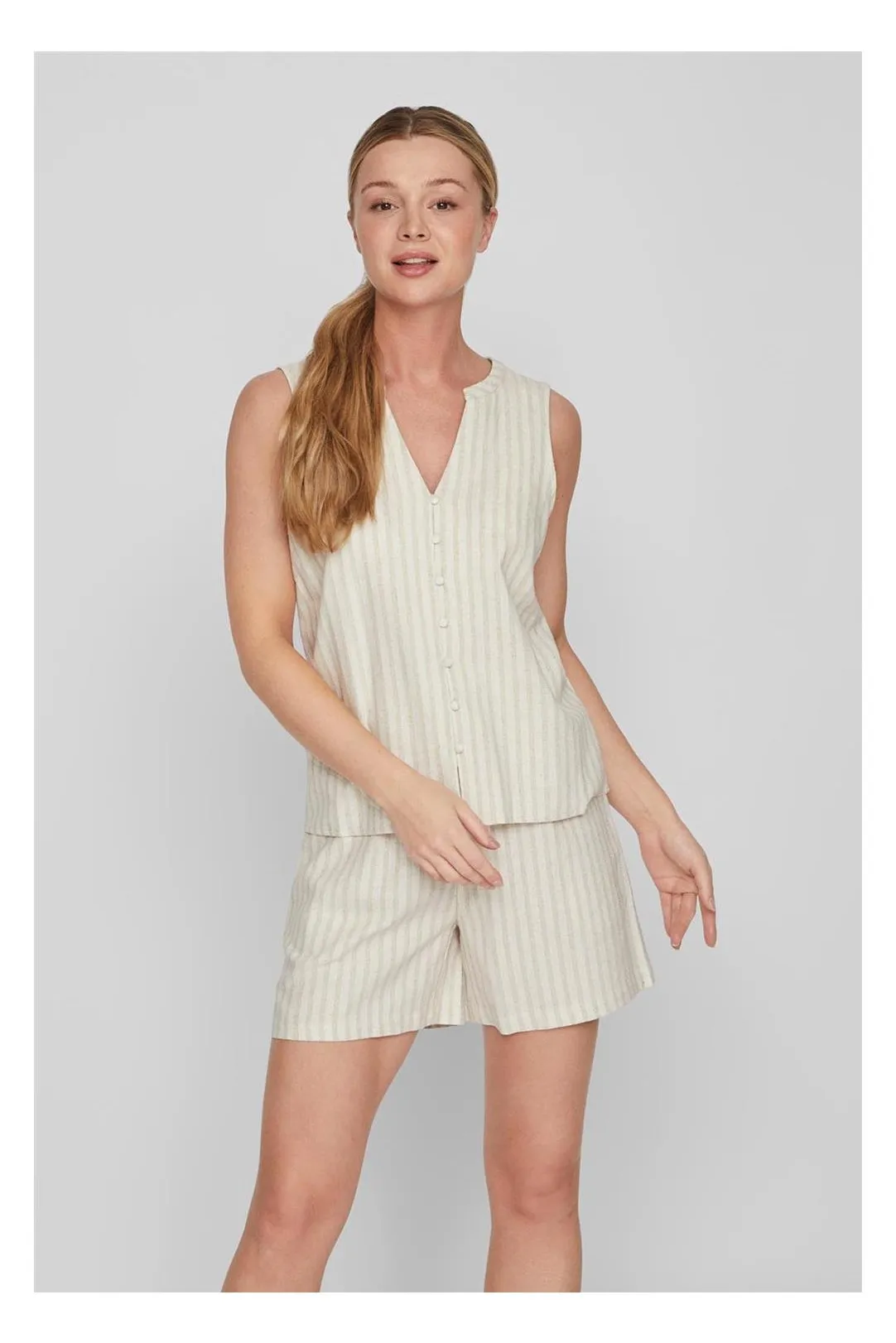 CAMISETA MUJER VILIPA BEIGE