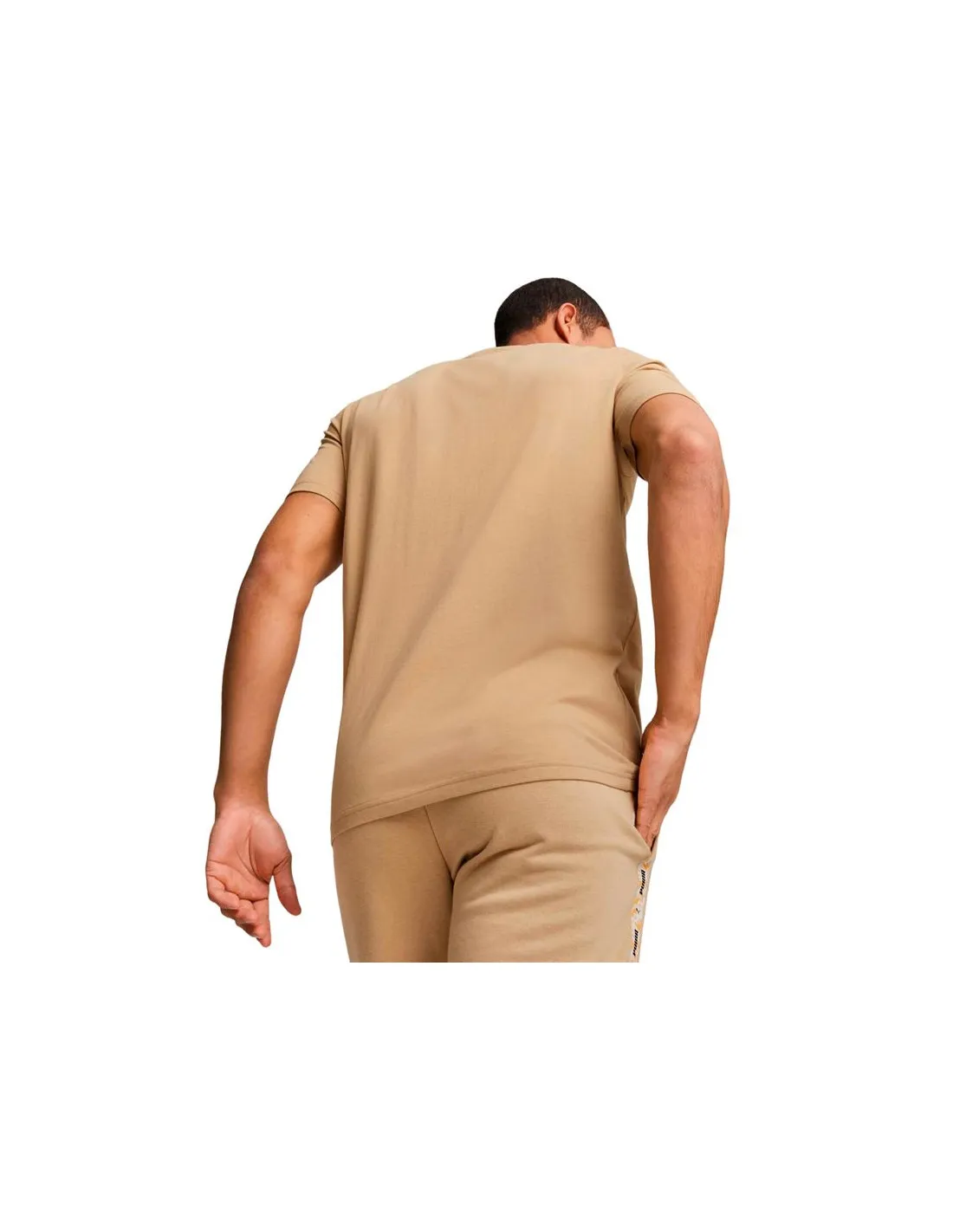 Camiseta Puma Essential Tape Camo Hombre Marrón