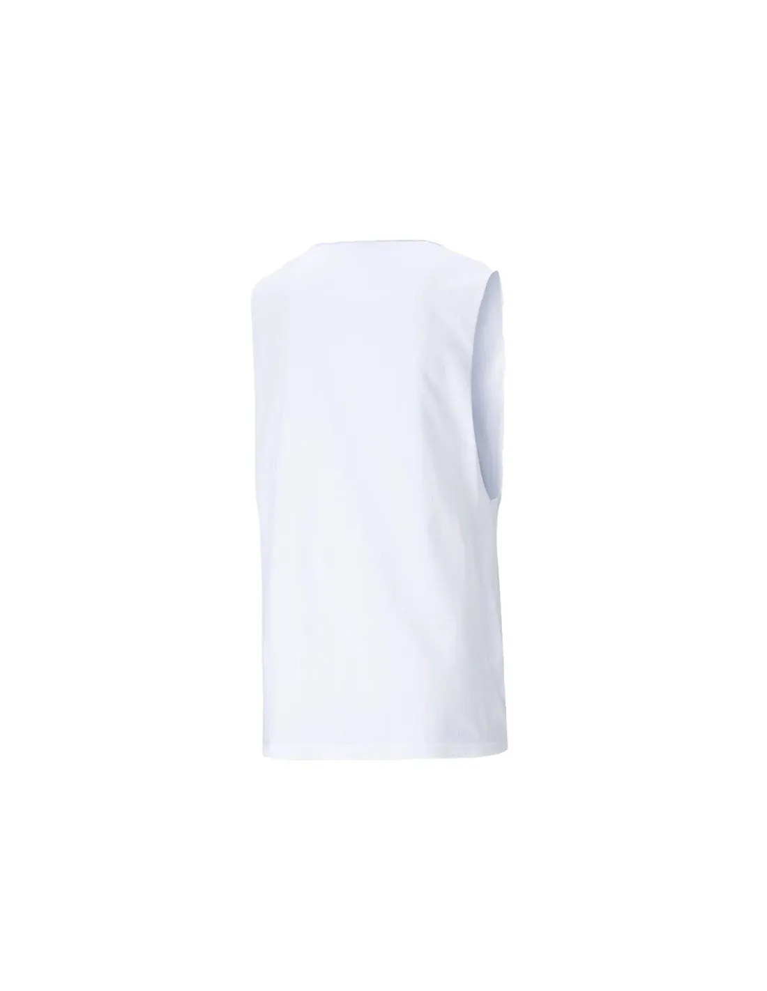 Camiseta sin mangas Puma Essentials Cut Off Logo Tank W White