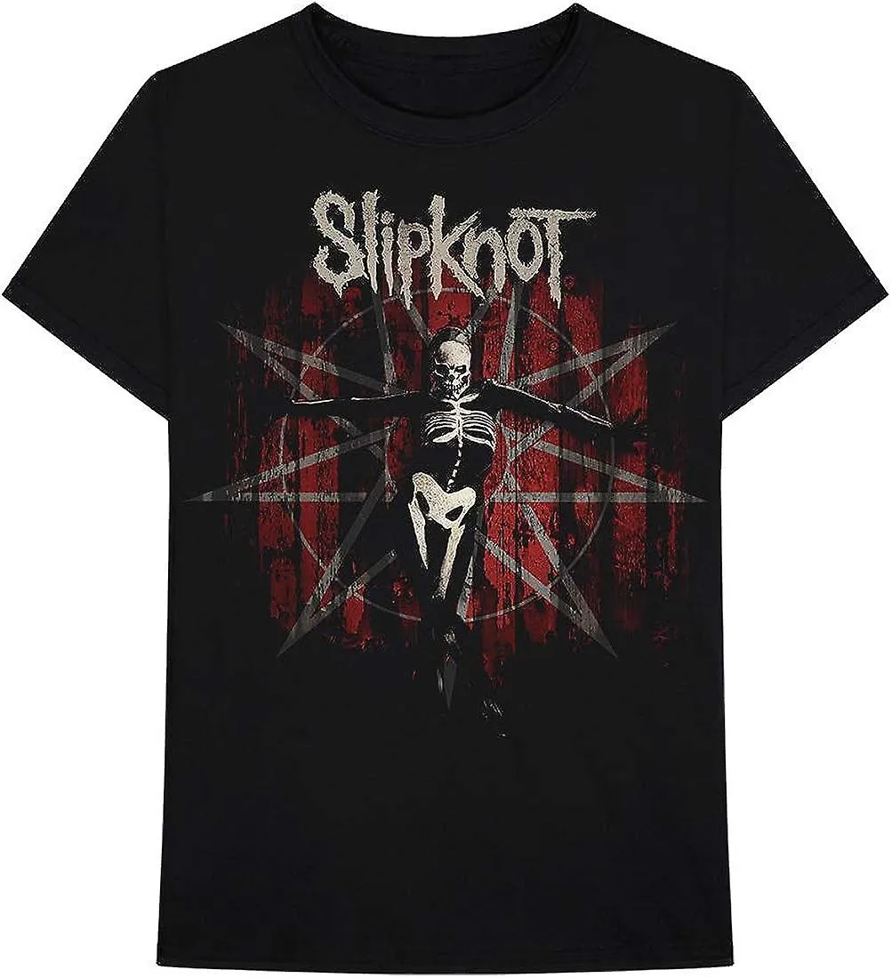 Camiseta Slipknot Gris Chapter Star Negra