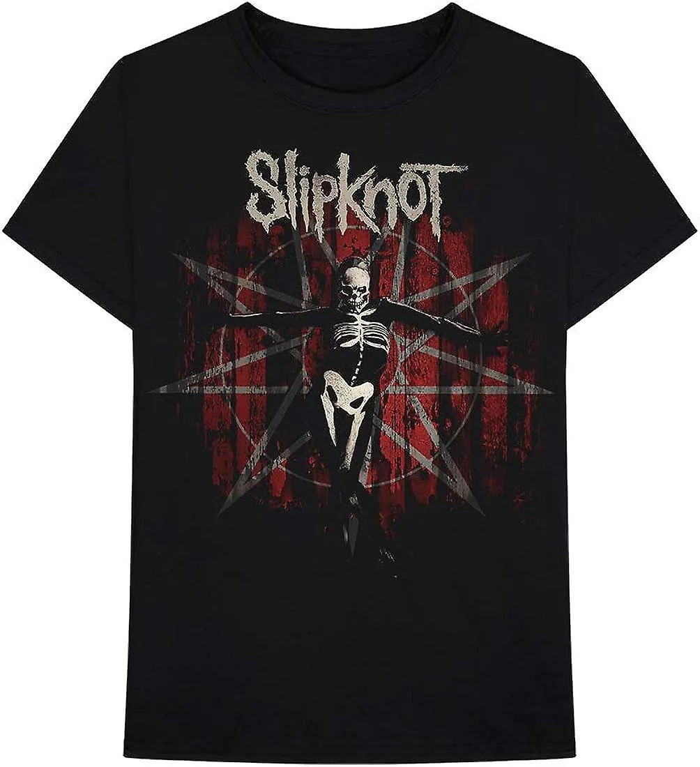 Camiseta Slipknot Gris Chapter Star Negra