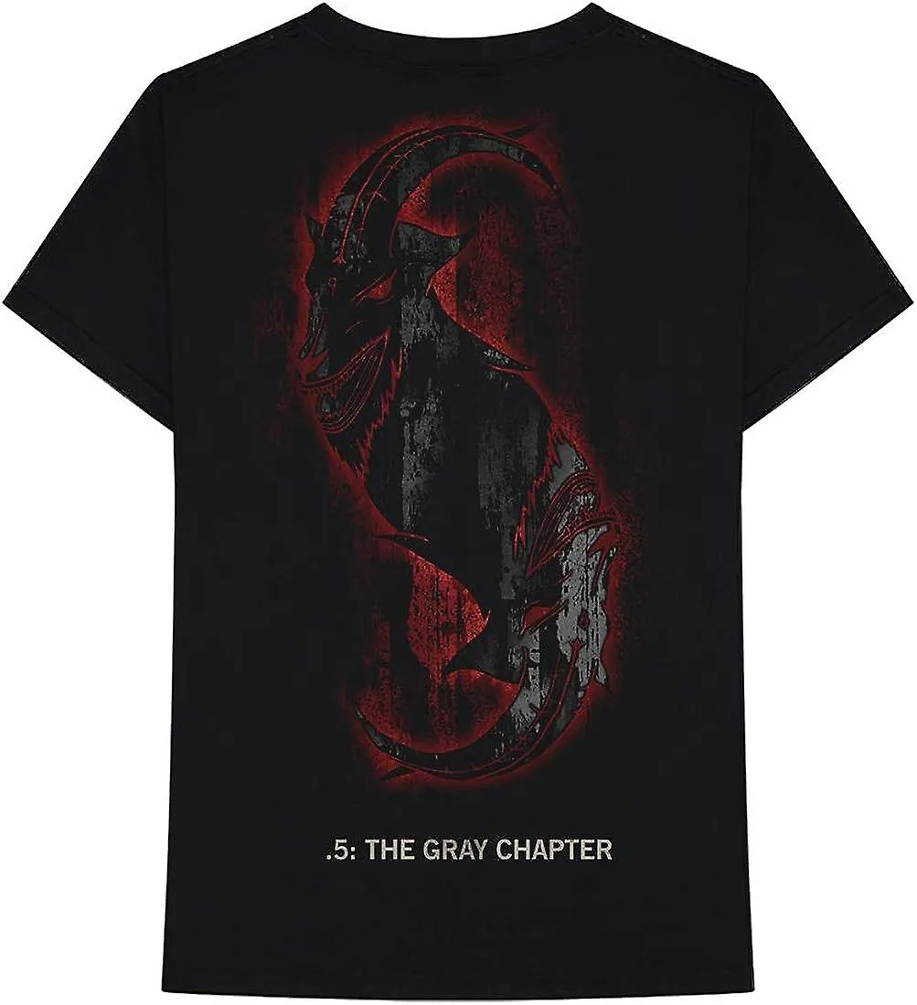 Camiseta Slipknot Gris Chapter Star Negra