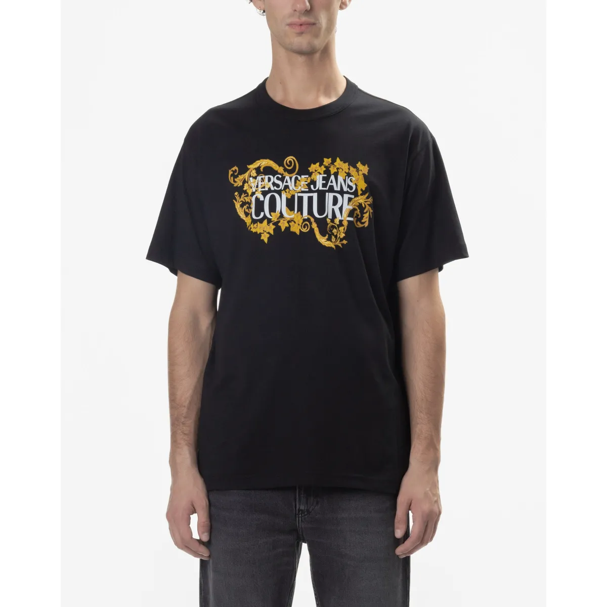 Camiseta Versace Jeans Couture 77GAHE05 Negro
