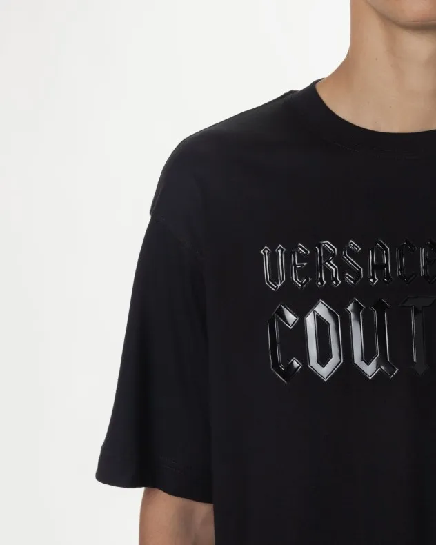Camiseta Versace Jeans Couture 77GAHL02 Negro