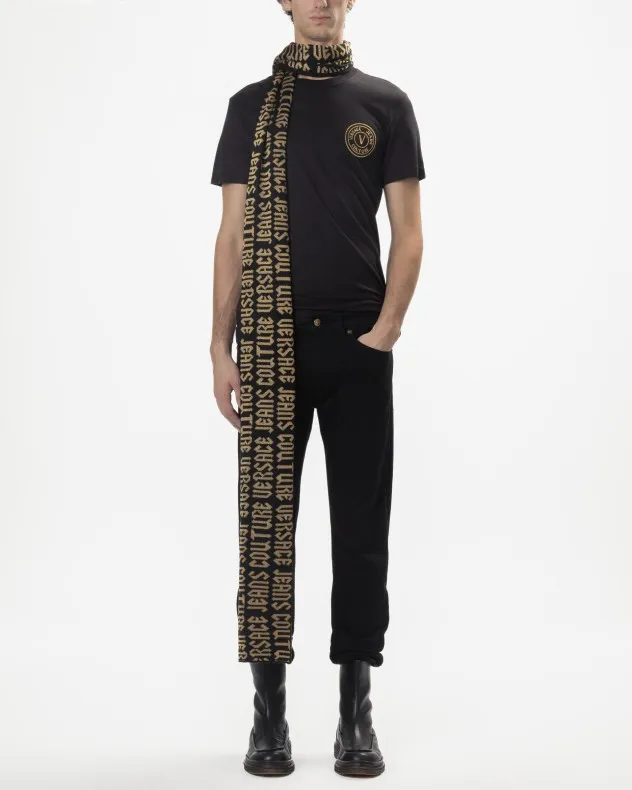 Camiseta Versace Jeans Couture 77GAHT00 Negro