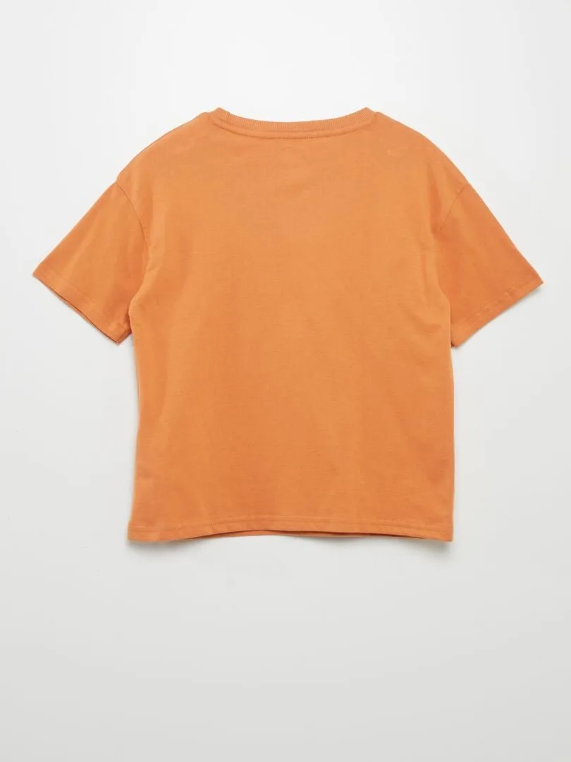 CAMISETA 'JURASSIC PARK'  MARRON
