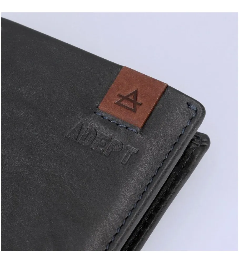 CARTERA ADEPT MAX AZUL 11X8X1CM