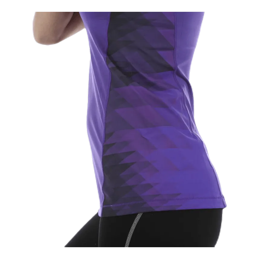 Casall Shattered Print Racerback Purple