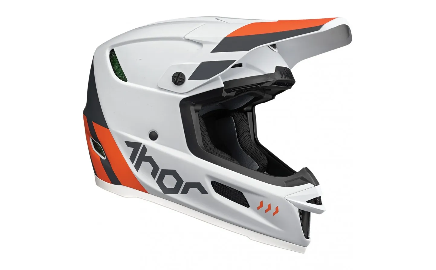 Casco Thor Reflex Ece Cube Gris Naranja |01107491|