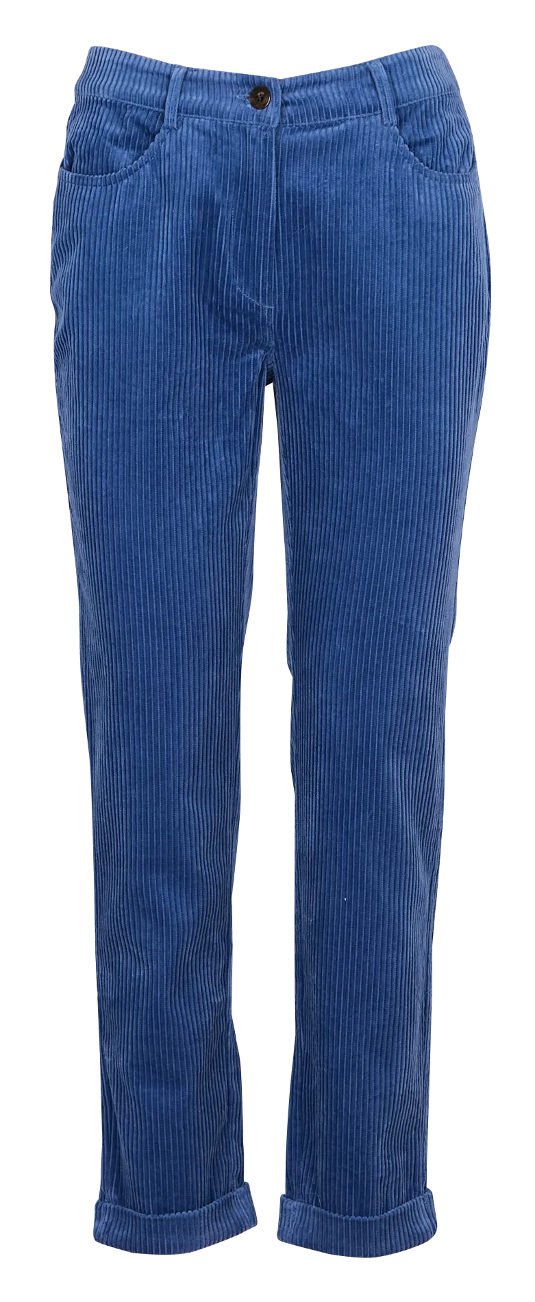 CASEYL  PANTALóN RECTO DE PANA ACANALADA EN VAQUERO STONE