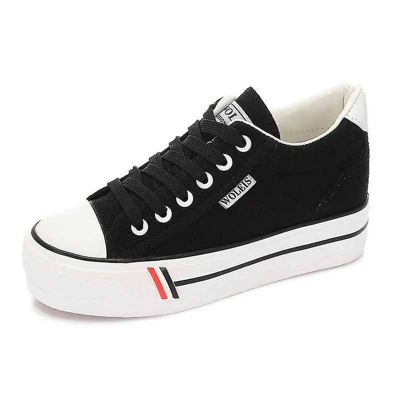 CASUAL WEDGE ZAPATILLAS TRANSPIRABLES, ZAPATILLAS DE PLATAFORMA