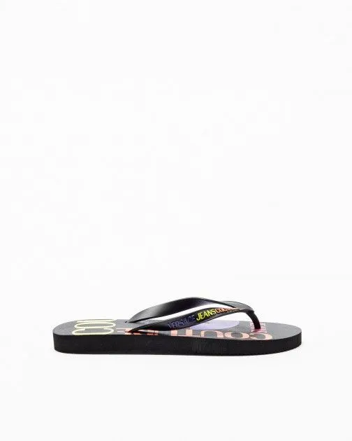 Chanclas de dedo Versace Jeans Couture Flip Flop 74YA3SQ7 Negro
