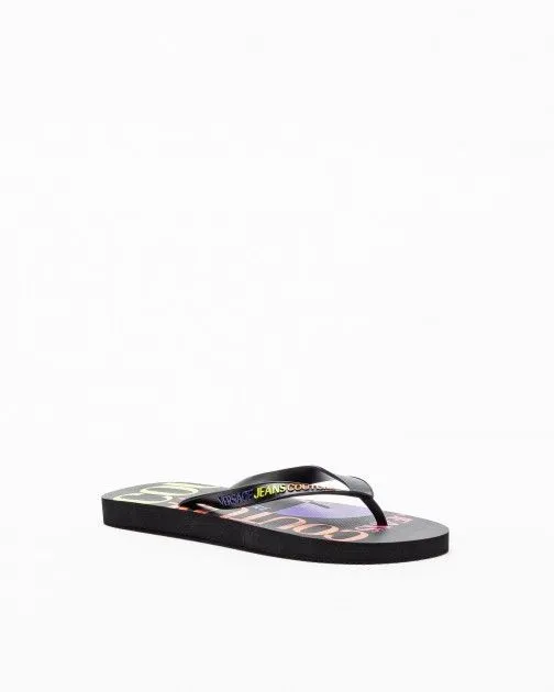 Chanclas de dedo Versace Jeans Couture Flip Flop 74YA3SQ7 Negro