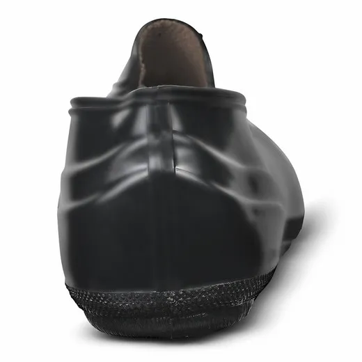 Chanclos impermeables negros de PVC