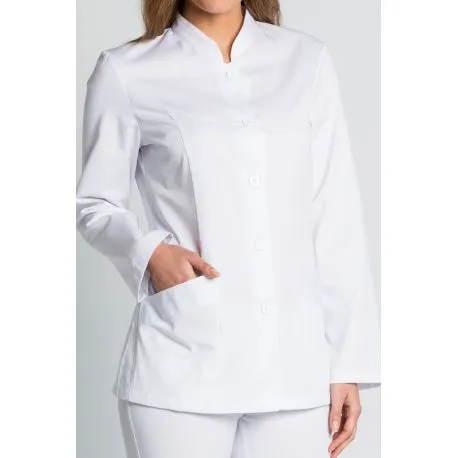Chaqueta básica con cuello mao