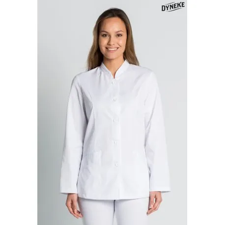 Chaqueta básica con cuello mao