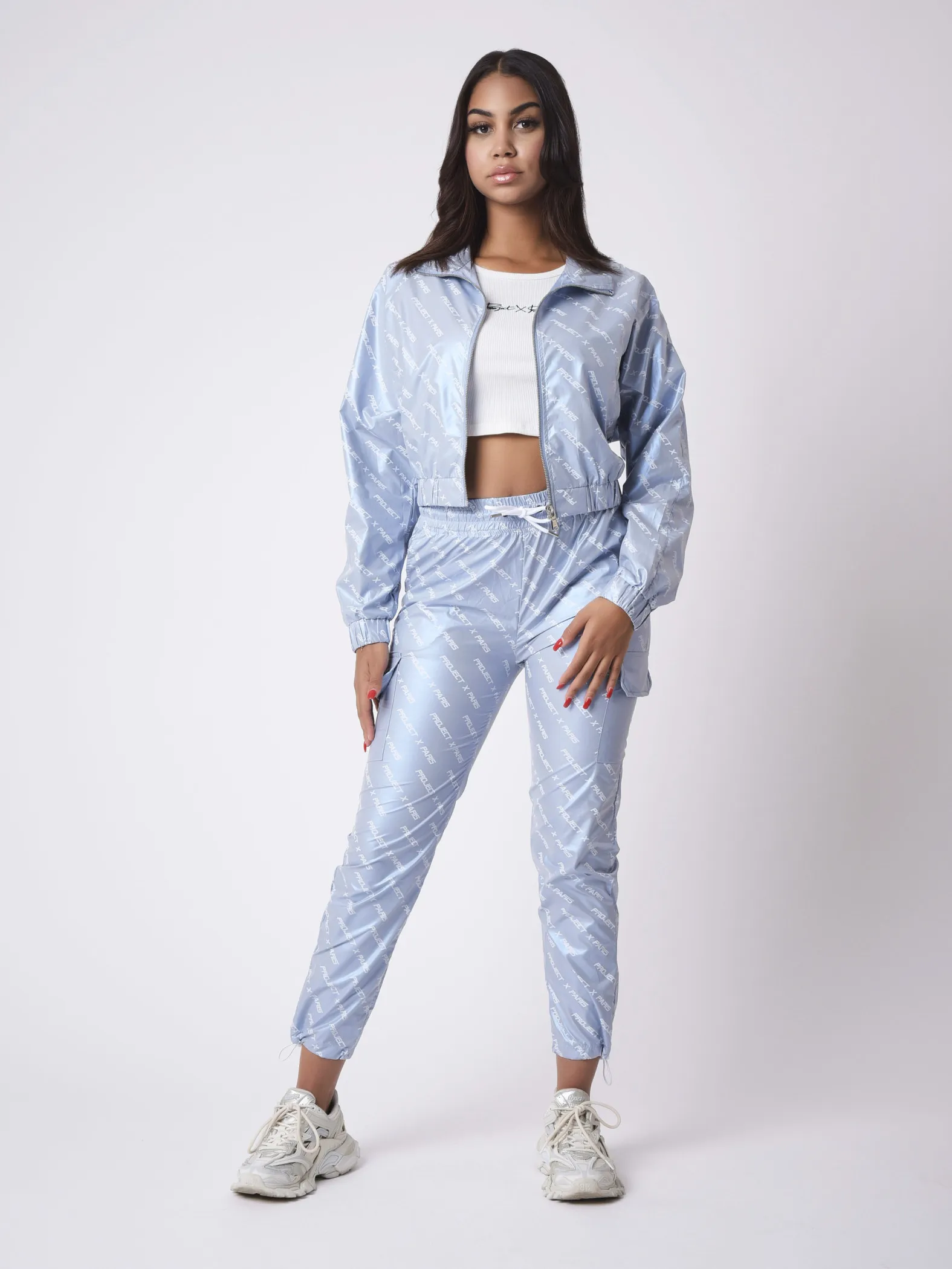 Chaqueta corta estampada