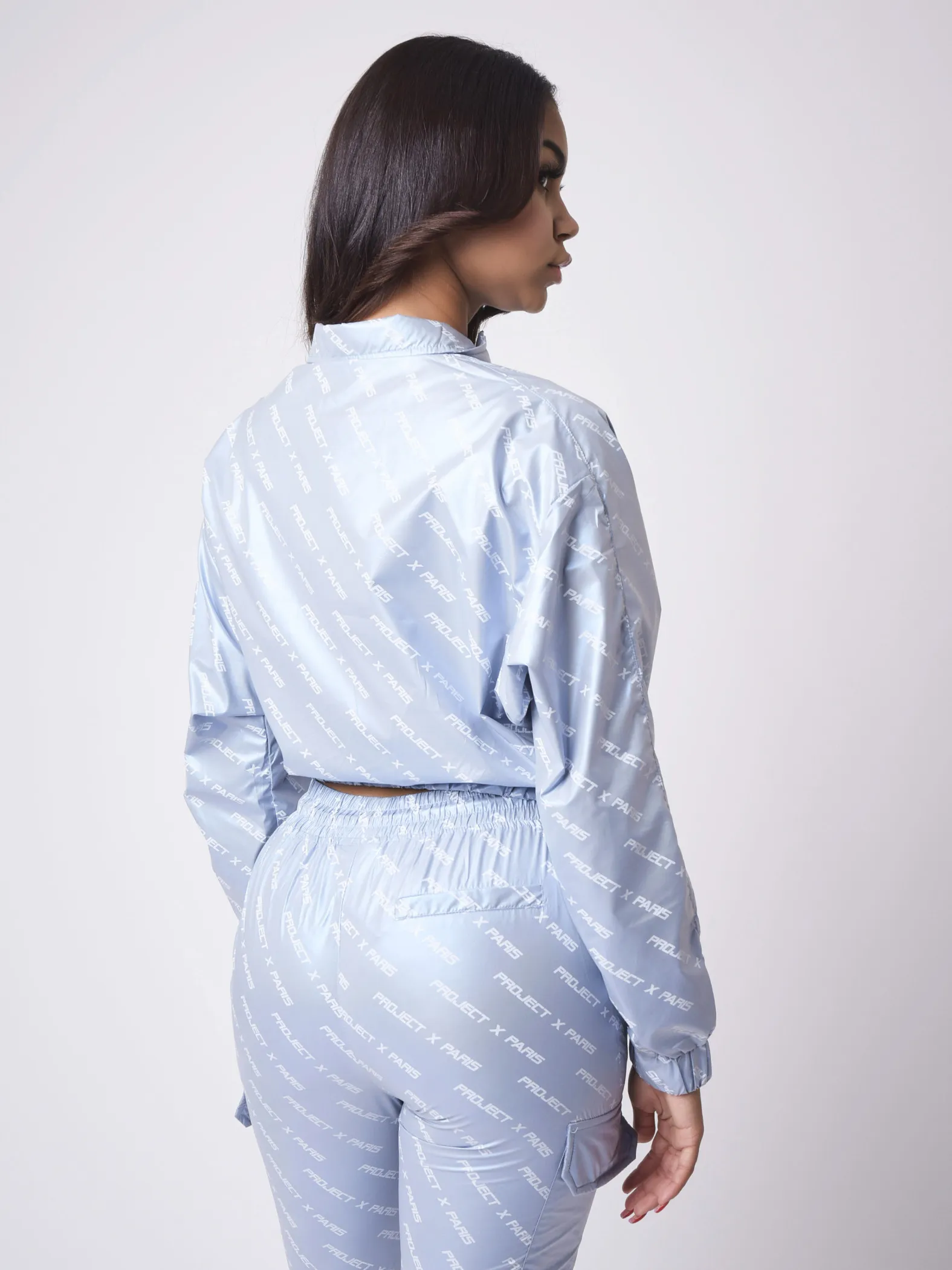 Chaqueta corta estampada