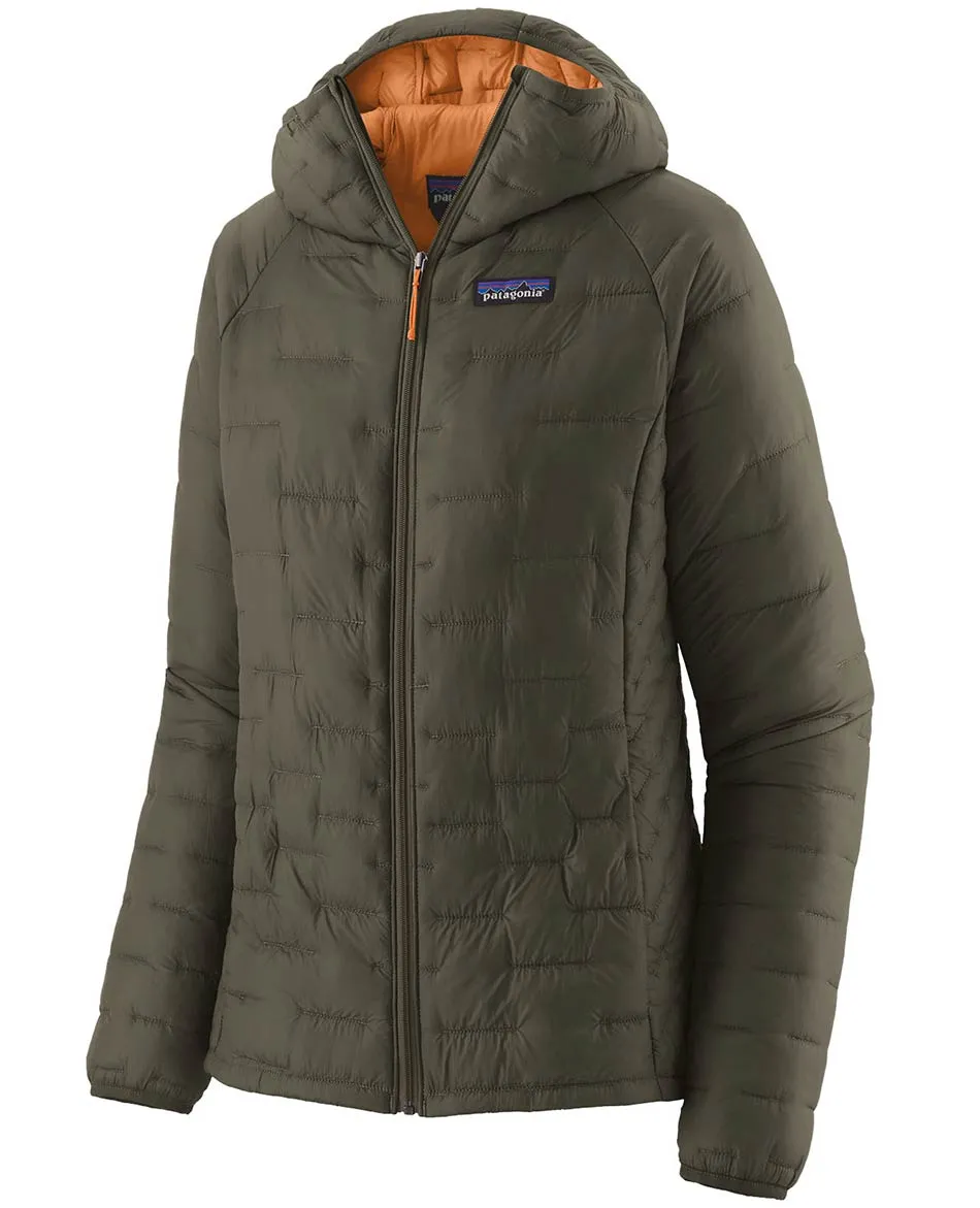 CHAQUETA DE FIBRA CON CAPUCHA PATAGONIA MICRO PUFF